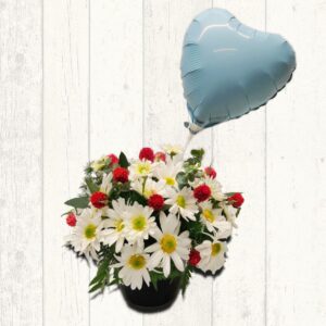 Florero con Globo Celeste