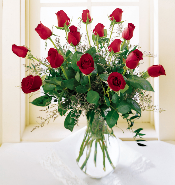 Florero 15 Rosas