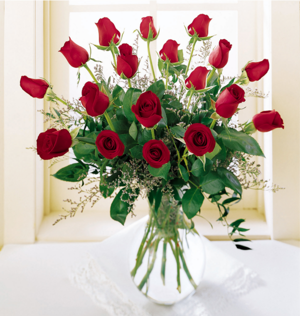 Florero 18 Rosas