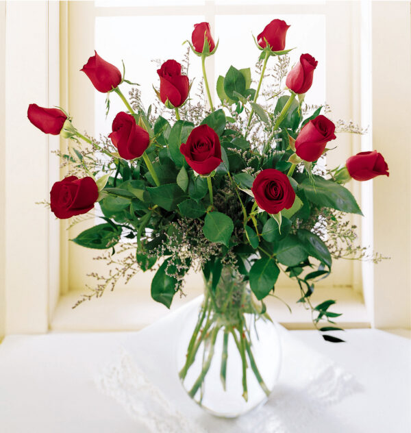 Florero 12 Rosas