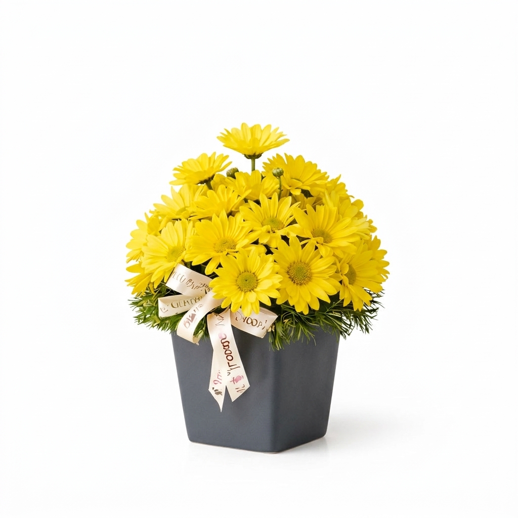 Florero Amarillo